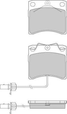 E.T.F. 12-0869 - Гальмівні колодки, дискові гальма autozip.com.ua