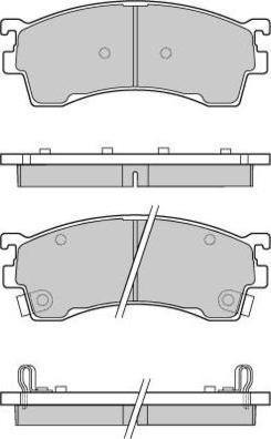 E.T.F. 12-0864 - Гальмівні колодки, дискові гальма autozip.com.ua