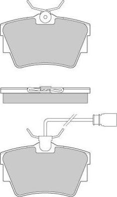 E.T.F. 12-0867 - Гальмівні колодки, дискові гальма autozip.com.ua