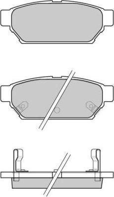 E.T.F. 12-0800 - Гальмівні колодки, дискові гальма autozip.com.ua