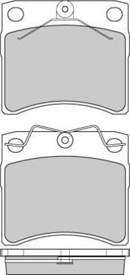 E.T.F. 12-0802 - Гальмівні колодки, дискові гальма autozip.com.ua