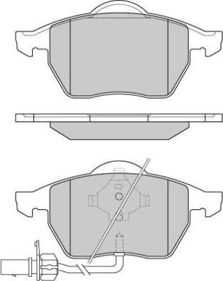 E.T.F. 12-0816 - Гальмівні колодки, дискові гальма autozip.com.ua