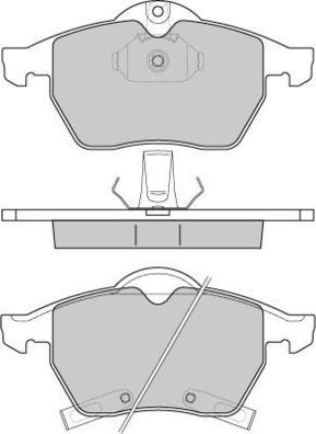 E.T.F. 12-0813 - Гальмівні колодки, дискові гальма autozip.com.ua