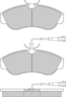 E.T.F. 12-0889 - Гальмівні колодки, дискові гальма autozip.com.ua