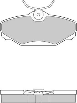 E.T.F. 12-0884 - Гальмівні колодки, дискові гальма autozip.com.ua