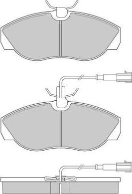 E.T.F. 12-0888 - Гальмівні колодки, дискові гальма autozip.com.ua