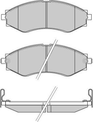 E.T.F. 12-0834 - Гальмівні колодки, дискові гальма autozip.com.ua