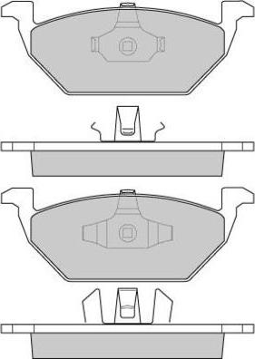 E.T.F. 12-0835 - Гальмівні колодки, дискові гальма autozip.com.ua