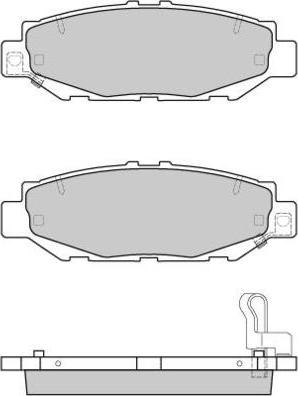 E.T.F. 12-0831 - Гальмівні колодки, дискові гальма autozip.com.ua