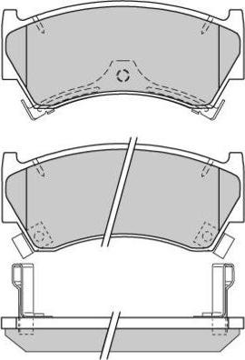 E.T.F. 12-0826 - Гальмівні колодки, дискові гальма autozip.com.ua