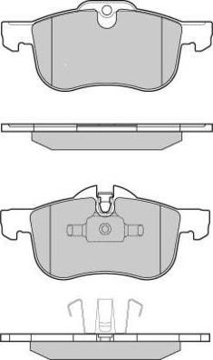 E.T.F. 12-0878 - Гальмівні колодки, дискові гальма autozip.com.ua