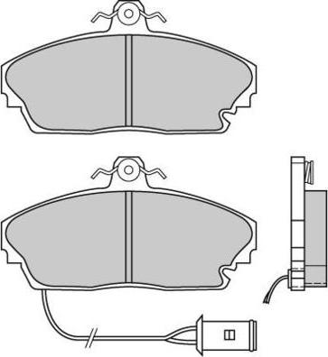 E.T.F. 12-0393 - Гальмівні колодки, дискові гальма autozip.com.ua