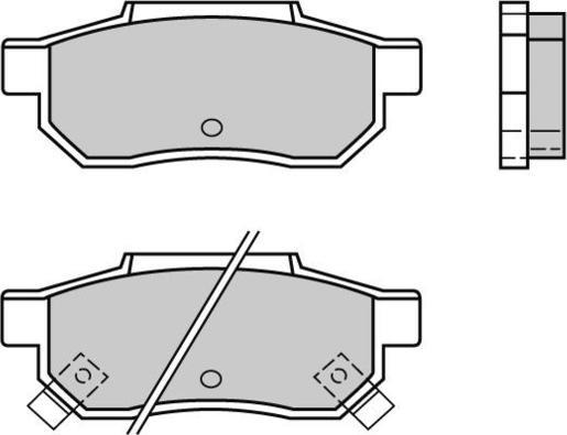 E.T.F. 12-0397 - Гальмівні колодки, дискові гальма autozip.com.ua