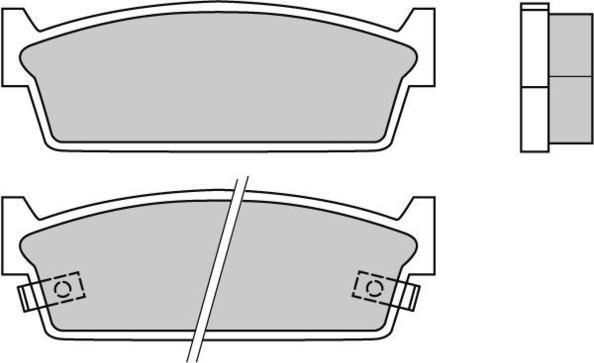 E.T.F. 12-0347 - Гальмівні колодки, дискові гальма autozip.com.ua