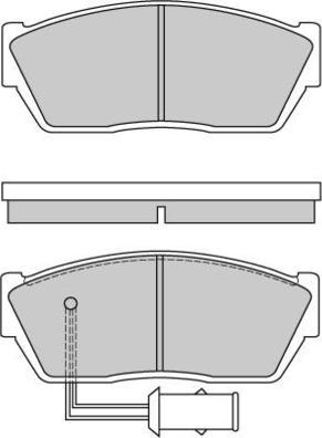 E.T.F. 12-0355 - Гальмівні колодки, дискові гальма autozip.com.ua