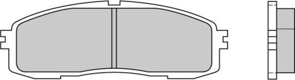 E.T.F. 12-0362 - Гальмівні колодки, дискові гальма autozip.com.ua