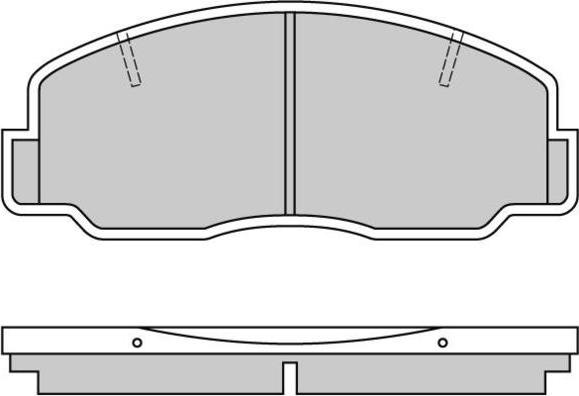 E.T.F. 12-0305 - Гальмівні колодки, дискові гальма autozip.com.ua