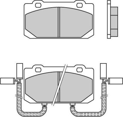 E.T.F. 12-0319 - Гальмівні колодки, дискові гальма autozip.com.ua