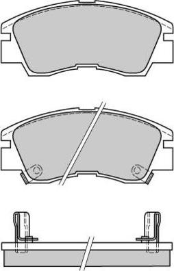 E.T.F. 12-0387 - Гальмівні колодки, дискові гальма autozip.com.ua