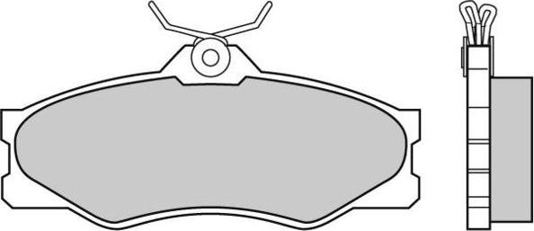 E.T.F. 12-0335 - Гальмівні колодки, дискові гальма autozip.com.ua
