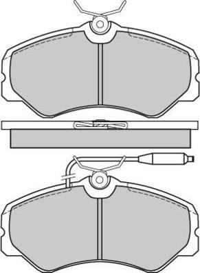 E.T.F. 12-0337 - Гальмівні колодки, дискові гальма autozip.com.ua
