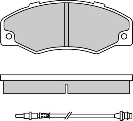 E.T.F. 12-0320 - Гальмівні колодки, дискові гальма autozip.com.ua