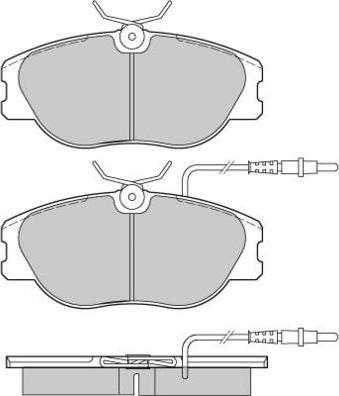 E.T.F. 12-0373 - Гальмівні колодки, дискові гальма autozip.com.ua