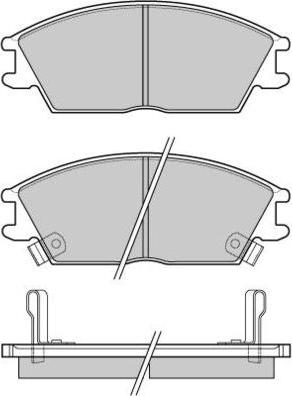 E.T.F. 12-0293 - Гальмівні колодки, дискові гальма autozip.com.ua