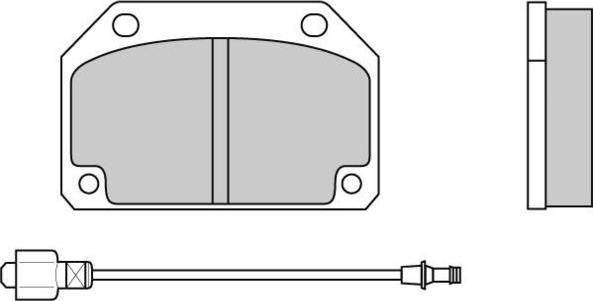 E.T.F. 12-0254 - Гальмівні колодки, дискові гальма autozip.com.ua