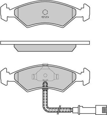 E.T.F. 12-0266 - Гальмівні колодки, дискові гальма autozip.com.ua