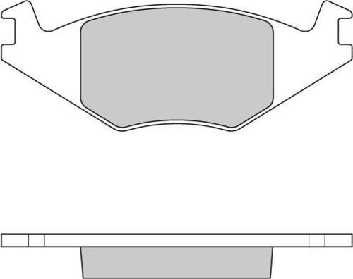 E.T.F. 12-0262 - Гальмівні колодки, дискові гальма autozip.com.ua