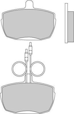 E.T.F. 12-0204 - Гальмівні колодки, дискові гальма autozip.com.ua