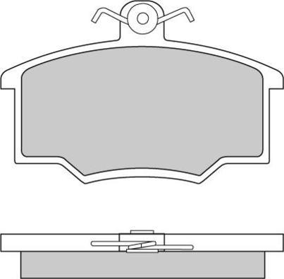 E.T.F. 12-0281 - Гальмівні колодки, дискові гальма autozip.com.ua