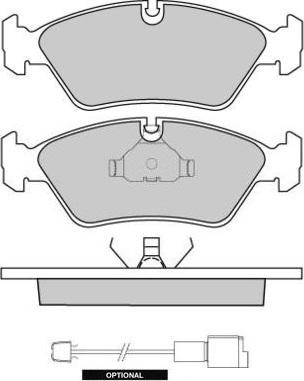 Jurid 28 408 74 - Гальмівні колодки, дискові гальма autozip.com.ua