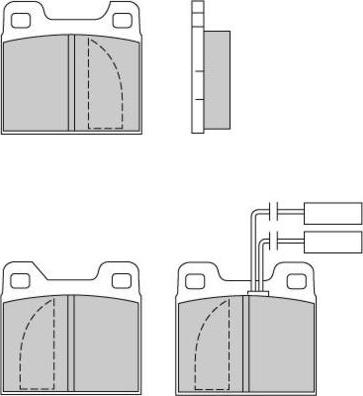 E.T.F. 12-0225 - Гальмівні колодки, дискові гальма autozip.com.ua