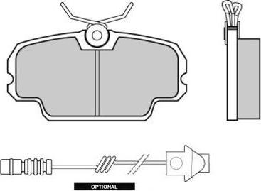 E.T.F. 12-0226 - Гальмівні колодки, дискові гальма autozip.com.ua