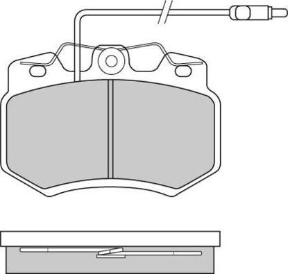 Glaser 95 661 871 - Гальмівні колодки, дискові гальма autozip.com.ua