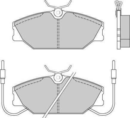 E.T.F. 12-0277 - Гальмівні колодки, дискові гальма autozip.com.ua