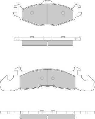 E.T.F. 12-0793 - Гальмівні колодки, дискові гальма autozip.com.ua