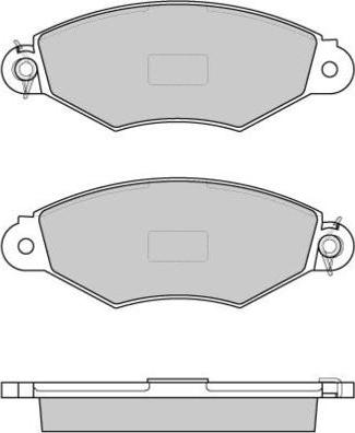 E.T.F. 12-0749 - Гальмівні колодки, дискові гальма autozip.com.ua