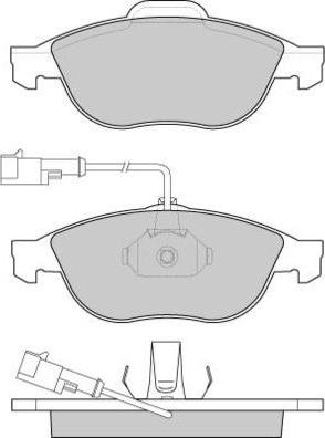 E.T.F. 12-0746 - Гальмівні колодки, дискові гальма autozip.com.ua