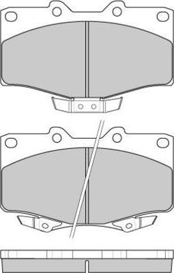 E.T.F. 12-0748 - Гальмівні колодки, дискові гальма autozip.com.ua