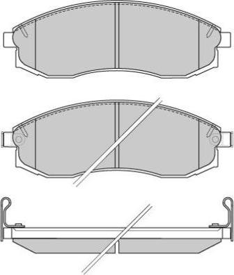 E.T.F. 12-0743 - Гальмівні колодки, дискові гальма autozip.com.ua