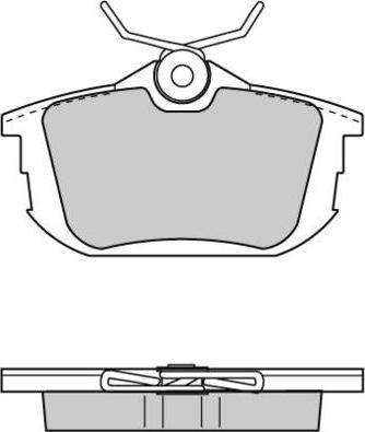 E.T.F. 12-0742 - Гальмівні колодки, дискові гальма autozip.com.ua