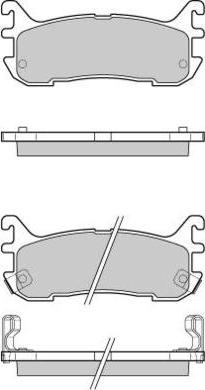 E.T.F. 12-0759 - Гальмівні колодки, дискові гальма autozip.com.ua