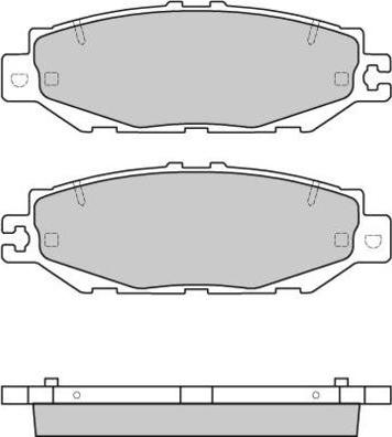 E.T.F. 12-0753 - Гальмівні колодки, дискові гальма autozip.com.ua