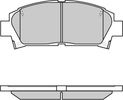 BENDIX DB1352 - Гальмівні колодки, дискові гальма autozip.com.ua