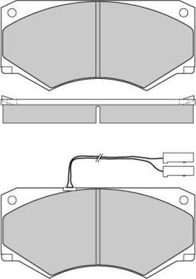 E.T.F. 12-0769 - Гальмівні колодки, дискові гальма autozip.com.ua