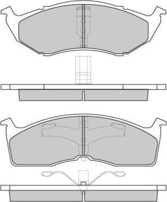 E.T.F. 12-0765 - Гальмівні колодки, дискові гальма autozip.com.ua