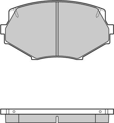 E.T.F. 12-0760 - Гальмівні колодки, дискові гальма autozip.com.ua